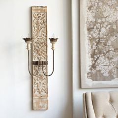 Vertical 2 Light Wall Sconce