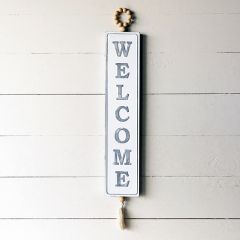 Vertical Hanging Welcome Sign