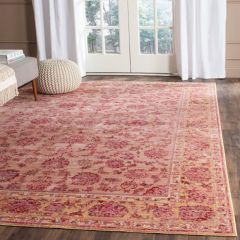 Vibrant Floral Pattern Area Rug