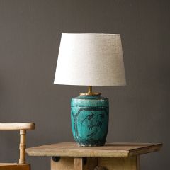 Vintage Hunan Food Storage Jar Lamp