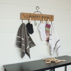 Wash House Laundry Wall Rack
