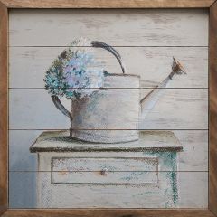 Watering Can Hydrangeas Wall Art