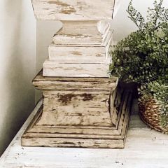 Weathered Lamp Pedestal