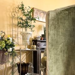 Weathered Metal Etagere Shelf
