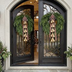 Weeping Cedar and Cone Wreath