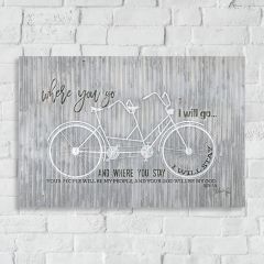 Where You Go Inspirational Canvas Wall Art
