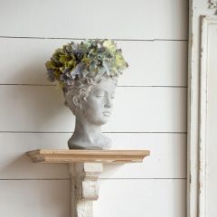 Whitewash Female Bust Vase