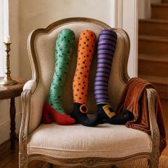 Wicked Witch Leg Pillow Set of 3