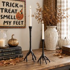 Wicked Woodland Branch Iron Candle Stand