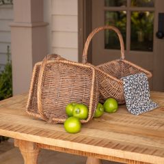Wicker Orchard Basket Set of 2