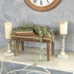 Wide Wooden Stool