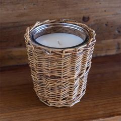 Willow Wrapped Glass Jar Candle Collection Miguel