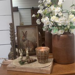 Willow Wrapped Glass Jar Candle Collection Veranda