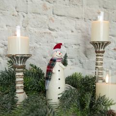 Winter Santa Snowman Figure 9.5 Inch