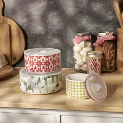 Winter Wonderland Serving Bowl Set of 3