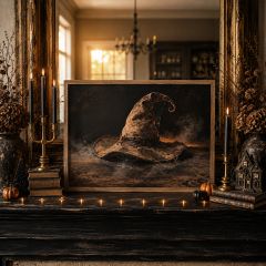Witch Hat Framed Wall Art