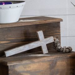 Wood Bead Hanging Cross Wall Art