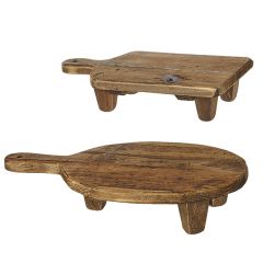Wood Bread Board Riser Set of 2
