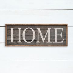Wood Home Gray Wall Art