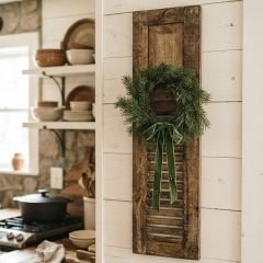 Wood Shutter Wall Decor 46 Inch