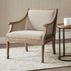 Wooden Accent Armchair