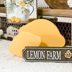 Wooden Lemon Set of 2