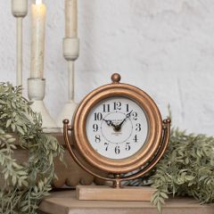 Wooden Nautical Desk Clock