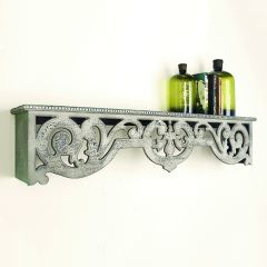 Wooden Scroll Baroque Shelf