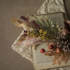 Woodland Faux Foliage Pick With Berries