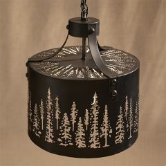Woodland Fir Trees Pendant Light