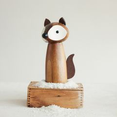 Woodland Fox Acacia Wood Spice Grinder