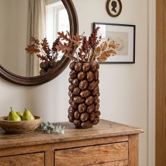 Woodland Hollow Stoneware Pinecone Vase