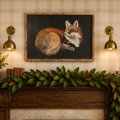 Woodland Watchman Fox Wall Art