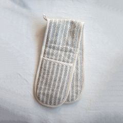 Woven Cotton Double Oven Mitt