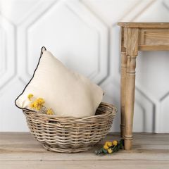Woven Rattan Bowl