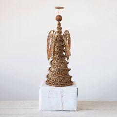 Woven Spiral Cone Angel