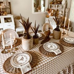Woven Willow Oval Placemat