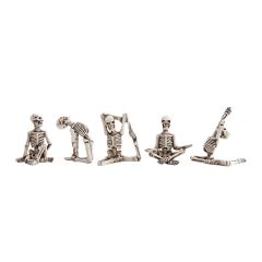 Yoga Pose Skeletons Set of 5
