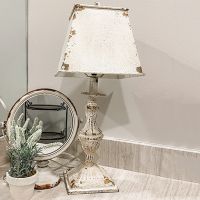 Weathered Ornate Table Lamp