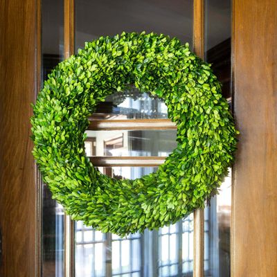 24 Inch Extra Large Preserved Boxwood Wreath