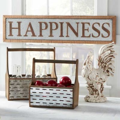 Framed HAPPINESS Sign