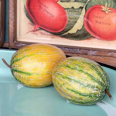 Faux French Melons Set of 2