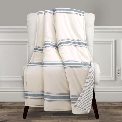 Farmhouse Stripe Throw Blanket