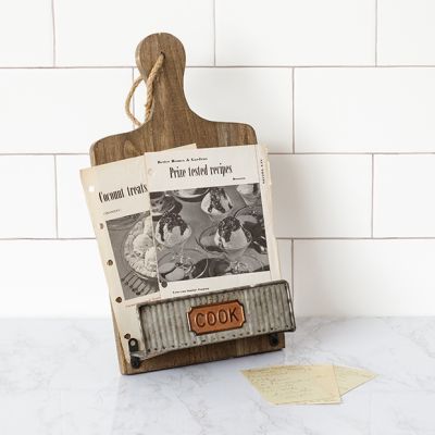 Rustic Farmhouse Cookbook Stand