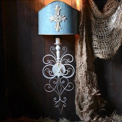 Shield Style Wall Sconce