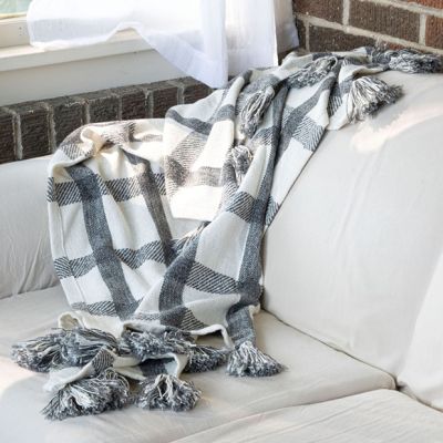 Hand Woven Patterned Throw Blanket
