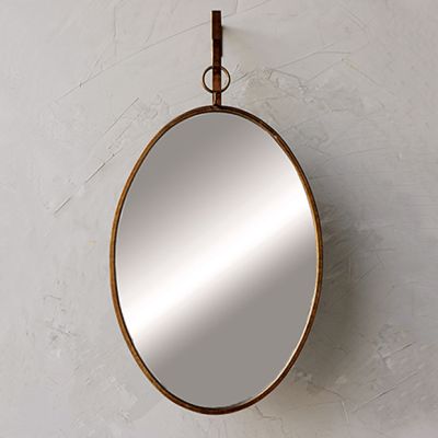 Oval Wall Mirror With Bracket