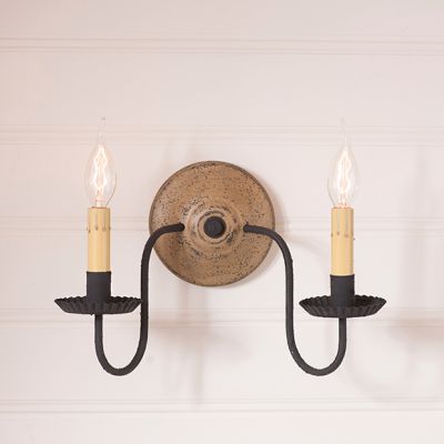 2 Arm Candelabra Wall Sconce