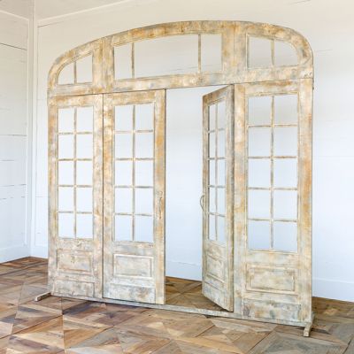 Double Door French Chateau Decorative Facade