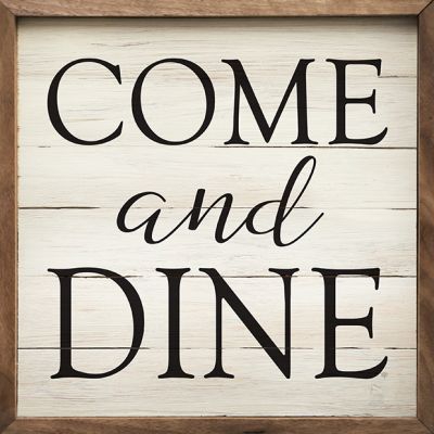 Come and Dine Framed Sign